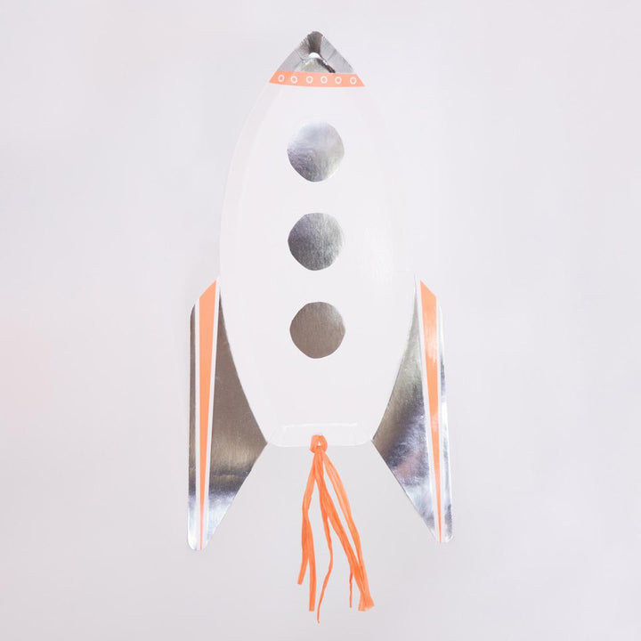 Rocket Party Plates x 8 | Meri Meri party plates Rocket Party Plates x 8