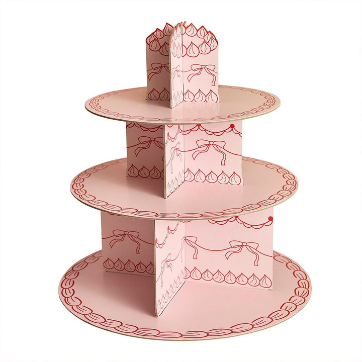 Rococo Cherries 3 Tier Cake Stand - Cherry Party Decorations cake stand Rococo Cherries 3 Tier Cake Stand