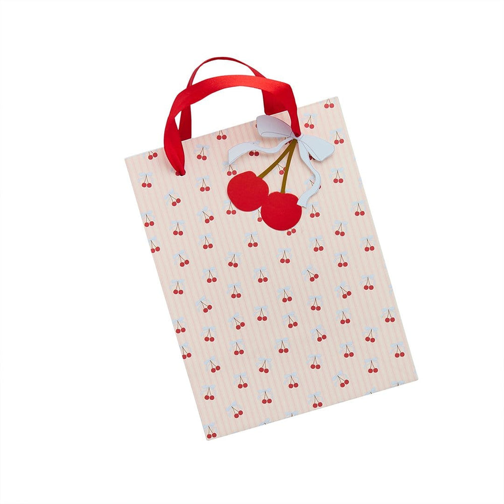 Rococo Cherries Party Bags - Cherry Party Supplies Party Bags Rococo Cherries Party Bags - Pack of 4