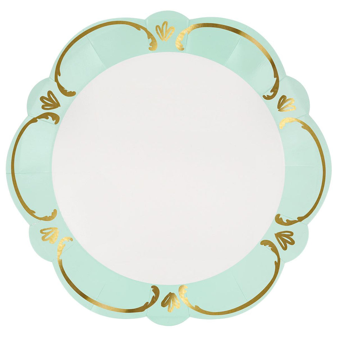 Rococo Pastel Dinner Party Plates x 8 | Meri Meri party plates Rococo Pastel Dinner Party Plates x 8
