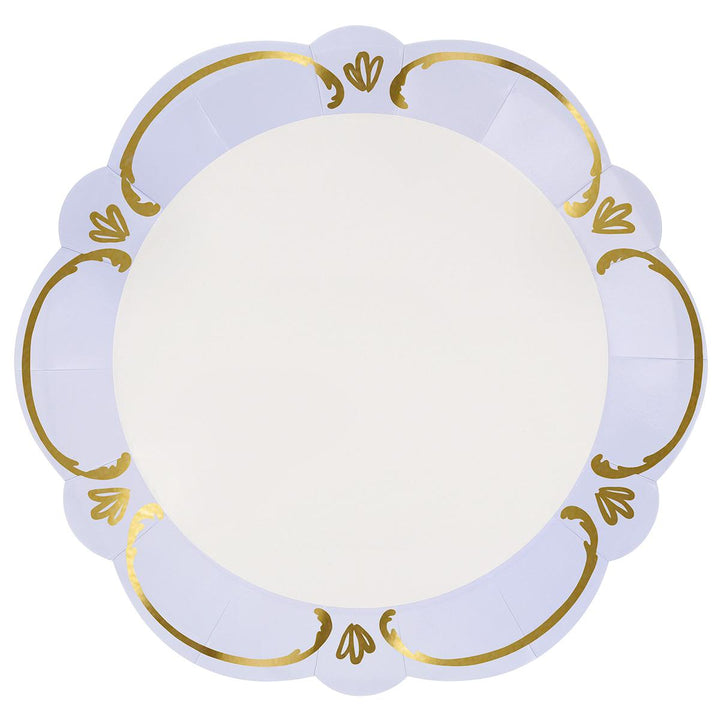 Rococo Pastel Dinner Party Plates x 8 | Meri Meri party plates Rococo Pastel Dinner Party Plates x 8