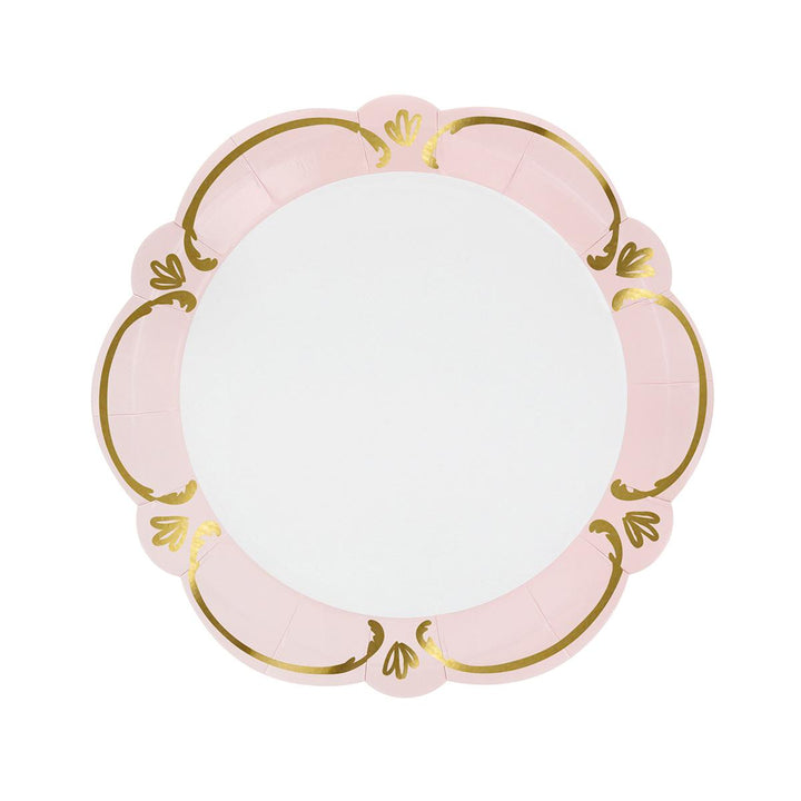 Rococo Pastel Side Party Plates x 8 | Meri Meri party plates Rococo Pastel Side Party Plates x 8
