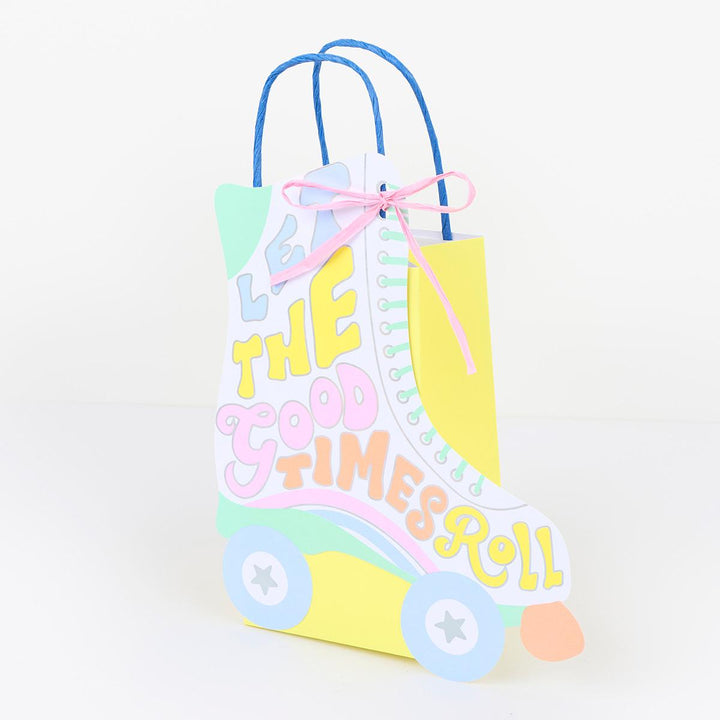 Roller Skate Party Bags x 8 | Meri Meri | Little Big Party Party Bags Roller Skate Party Bags x 8