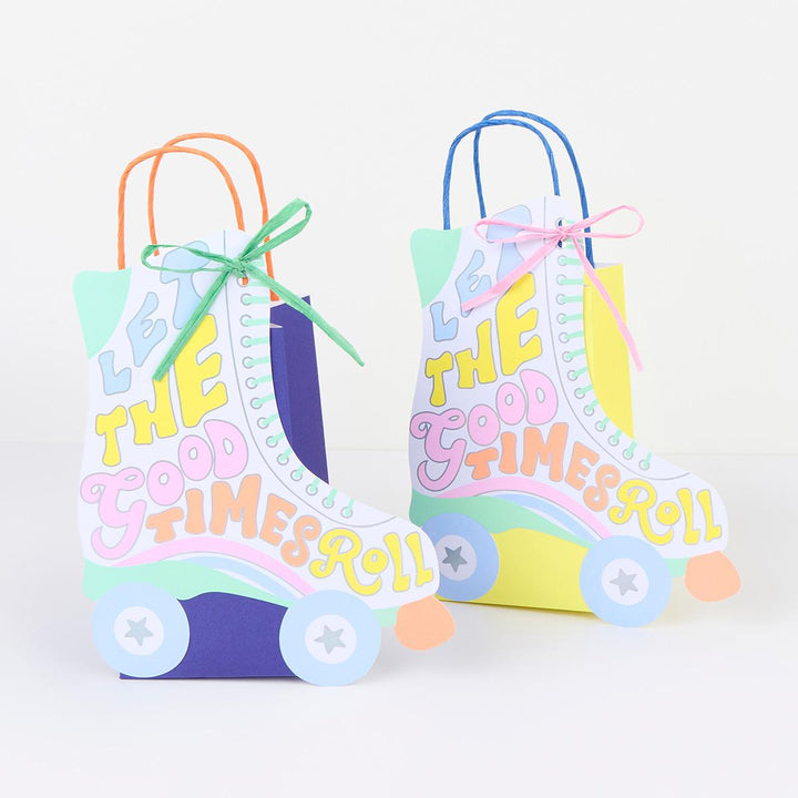 Roller Skate Party Bags x 8 | Meri Meri | Little Big Party Party Bags Roller Skate Party Bags x 8