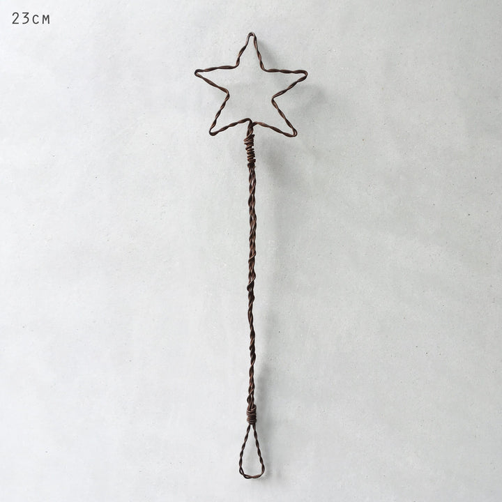 Rusty Wire Star Christmas Decoration | East of India Christmas Decoration East of India Rusty Wire Star Christmas Decoration