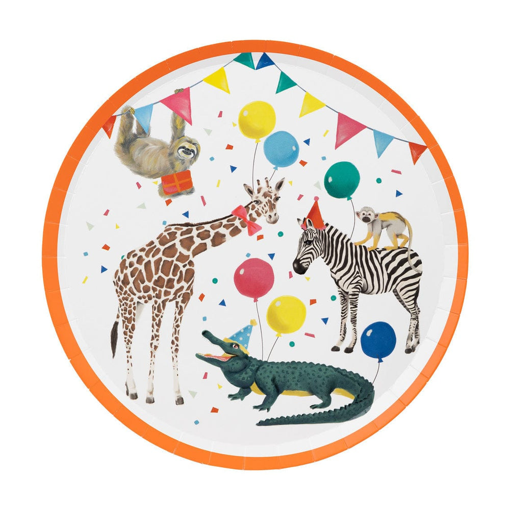 Safari Animal Party Paper Cups - 8 Pack - Safari Birthday Party Supplies party plates Safari Party Animal Paper Plates - 8 Pack