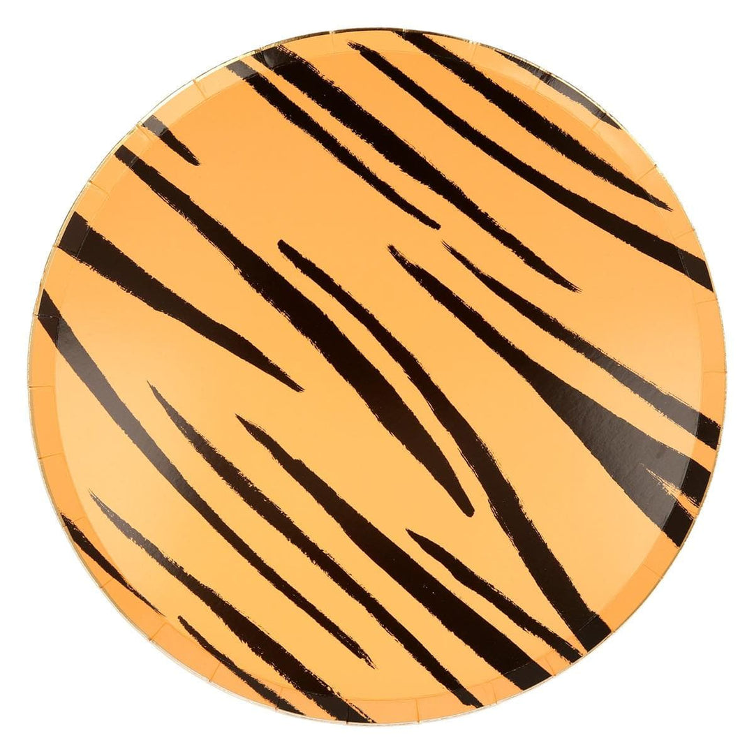 Safari Animal Print Dinner Plates x 8 | Party Tableware UK Tableware Safari Animal Print Dinner Plates x 8