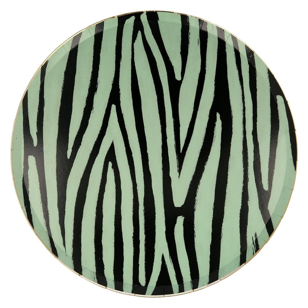 Safari Animal Print Dinner Plates x 8 | Party Tableware UK Tableware Safari Animal Print Dinner Plates x 8