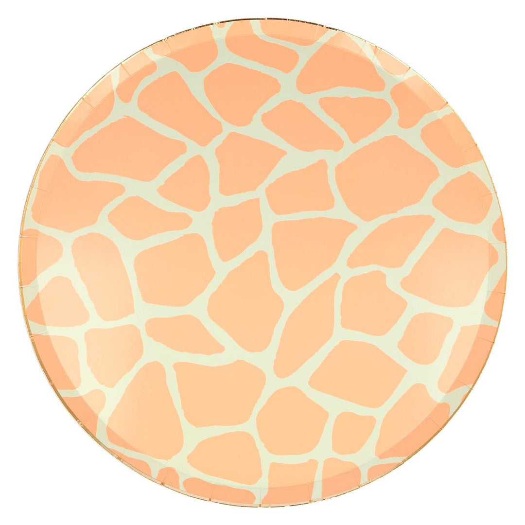 Safari Animal Print Dinner Plates x 8 | Party Tableware UK Tableware Safari Animal Print Dinner Plates x 8