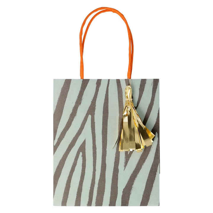 Safari Animal Print Party Bags x 8 | Party Bags UK Party Bags Safari Animal Print Party Bags x 8
