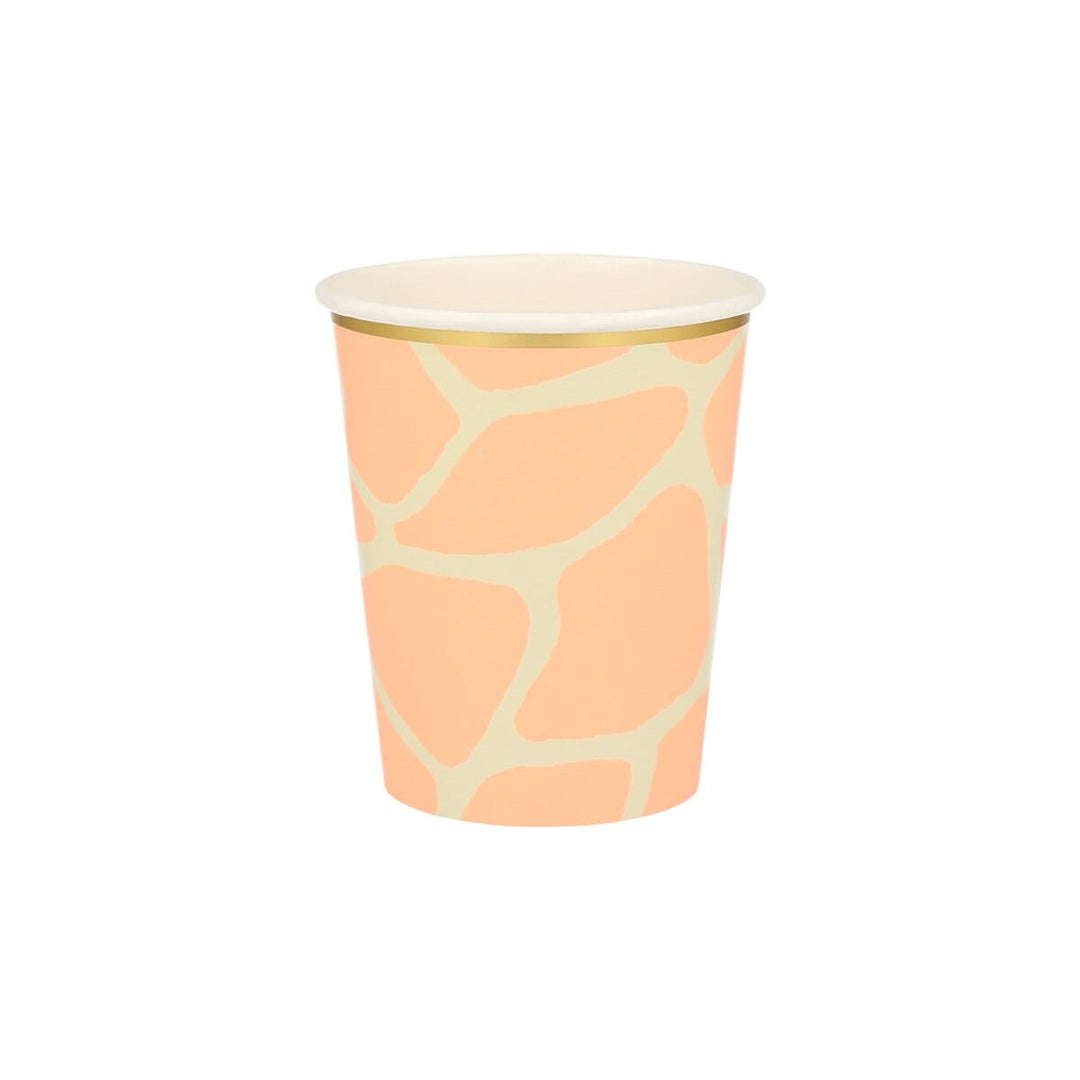 Safari Animal Print Party Cups x 8 | Party Tableware UK Tableware Safari Animal Print Party Cups x 8