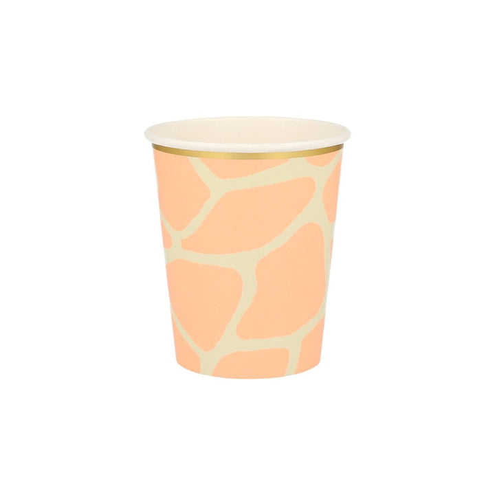 Safari Animal Print Party Cups x 8 | Party Tableware UK Tableware Safari Animal Print Party Cups x 8