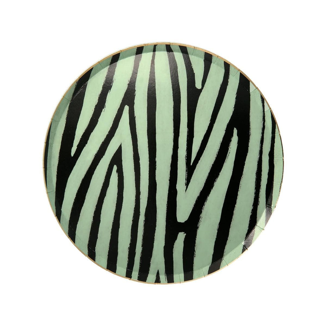 Safari Animal Print Side Plates x 8 | Party Tableware UK Tableware Safari Animal Print Side Plates x 8