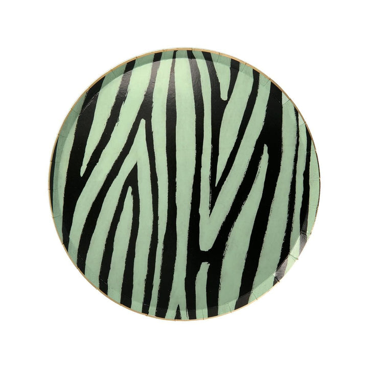 Safari Animal Print Side Plates x 8 | Party Tableware UK Tableware Safari Animal Print Side Plates x 8