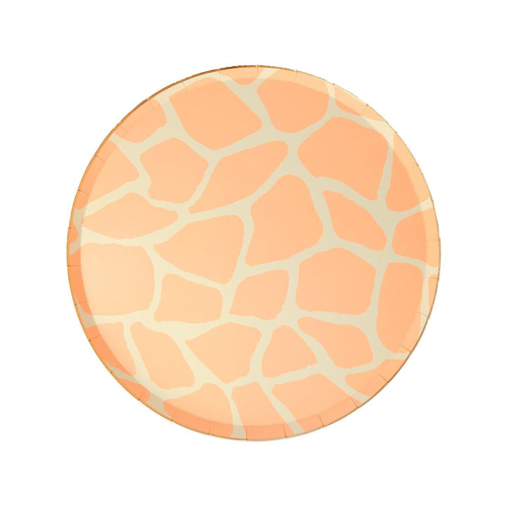 Safari Animal Print Side Plates x 8 | Party Tableware UK Tableware Safari Animal Print Side Plates x 8
