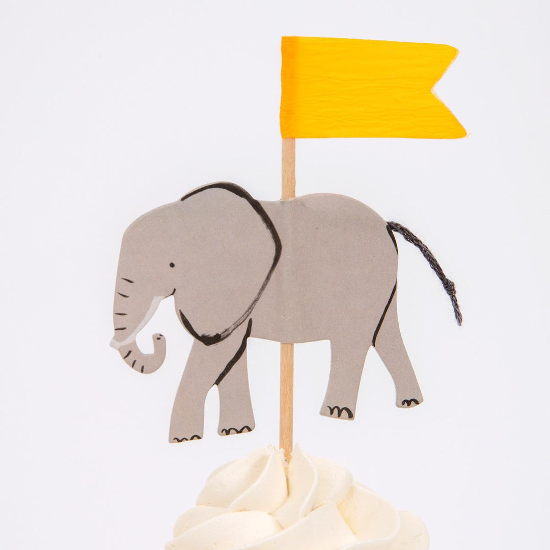 Safari Animals Cupcake Kit x 24 | Cake Decorating UK Cake Decorating Supplies Safari Animals Cupcake Kit x 24 toppers