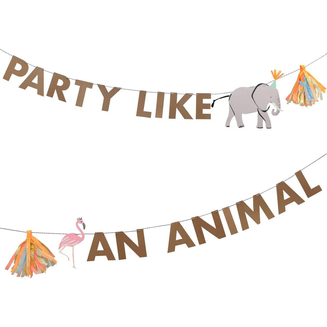 Safari Animals Large Garland Set | Party Decorations UK Party Decorations Safari Animals Large Garland Set
