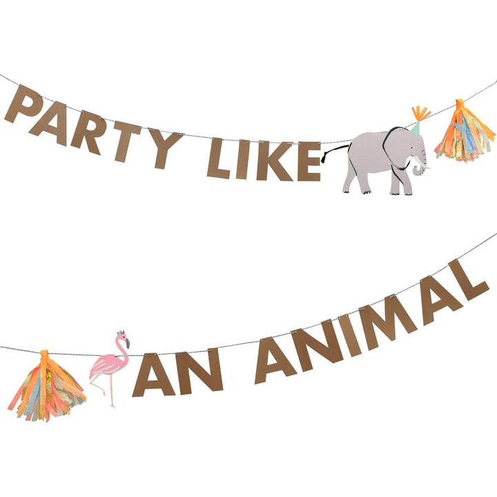 Safari Animals Large Garland Set | Party Decorations UK Party Decorations Safari Animals Large Garland Set