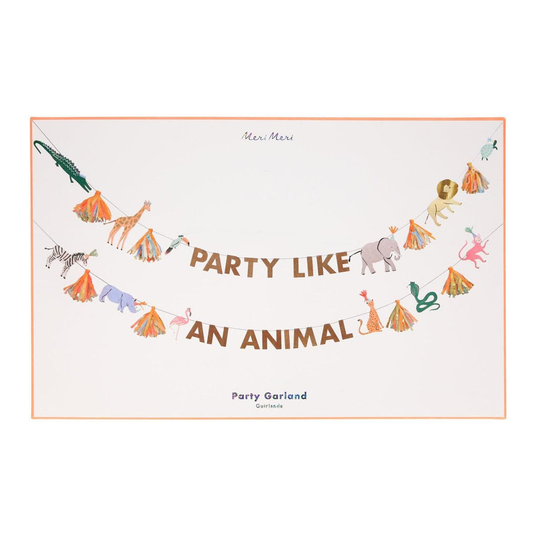 Safari Animals Large Garland Set | Party Decorations UK Party Decorations Safari Animals Large Garland Set