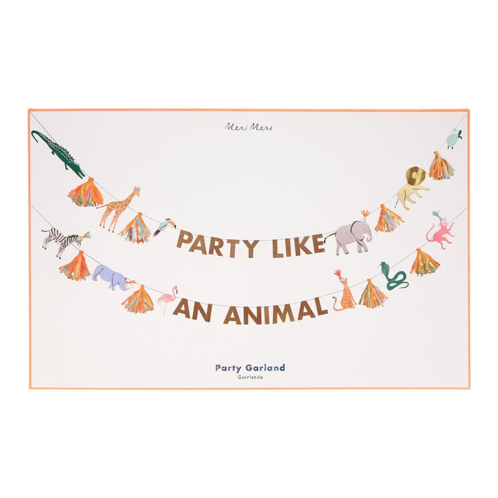 Safari Animals Large Garland Set | Party Decorations UK Party Decorations Safari Animals Large Garland Set