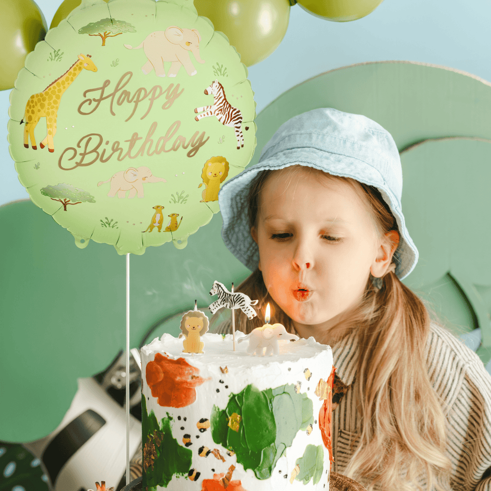 Safari Party Happy Birthday Foil Balloon Foil Balloon Safari Party Happy Birthday Foil Balloon