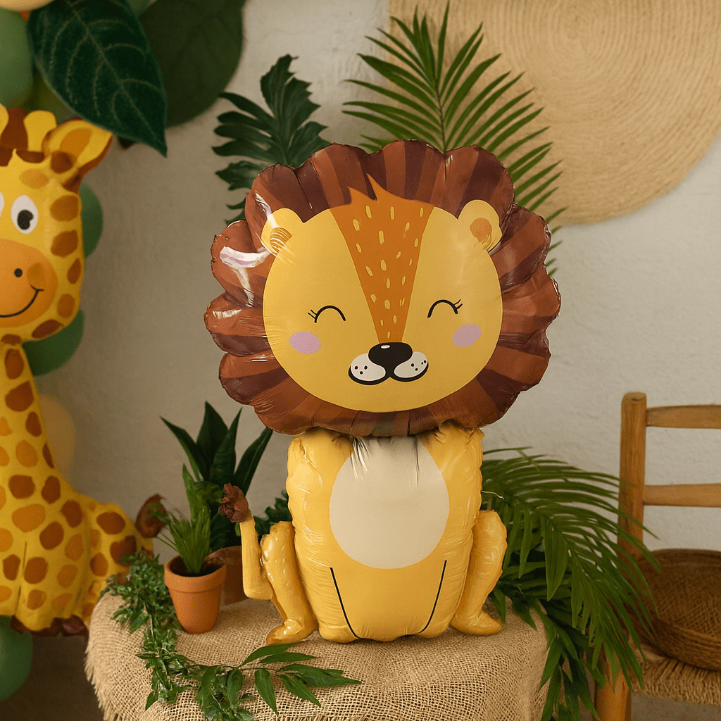 Safari Party - Lion Foil Balloon Balloons Lion Foil Balloon
