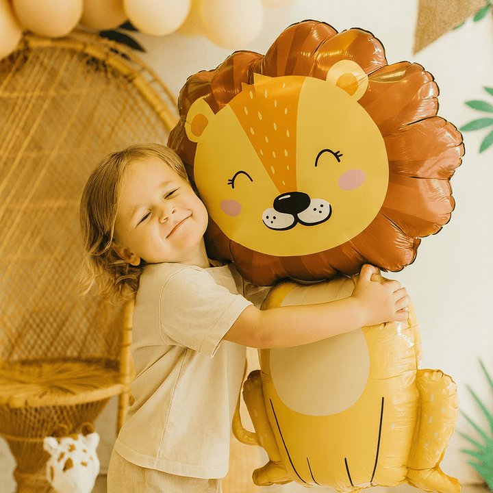 Safari Party - Lion Foil Balloon Balloons Lion Foil Balloon