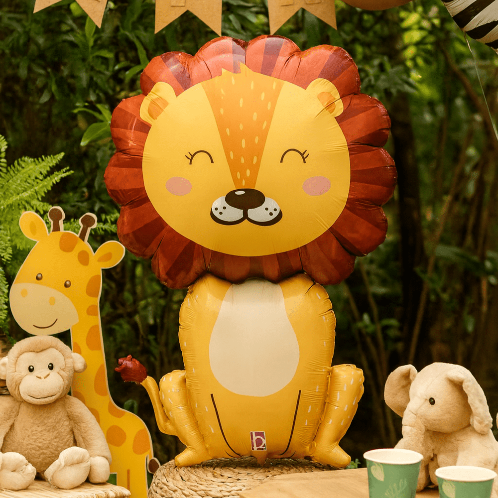 Safari Party - Lion Foil Balloon Balloons Lion Foil Balloon