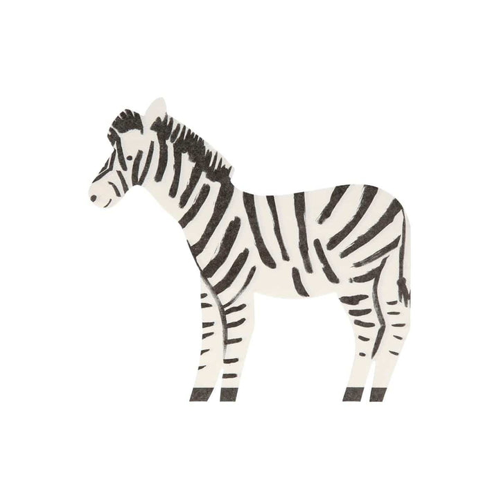 Safari Zebra Napkins x 20 | Party Tableware UK Tableware Safari Zebra Napkins x 20