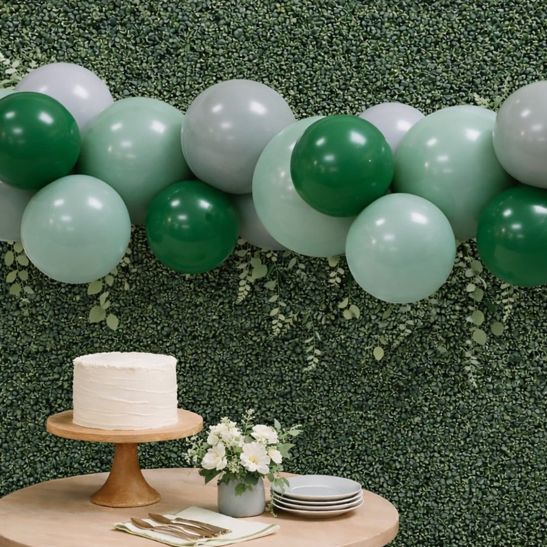 Sage Green Botanical Reusable PVC Balloon Garland - 7 Piece Balloons Sage Green Botanical Reusable PVC Balloon Garland - 7 Piece