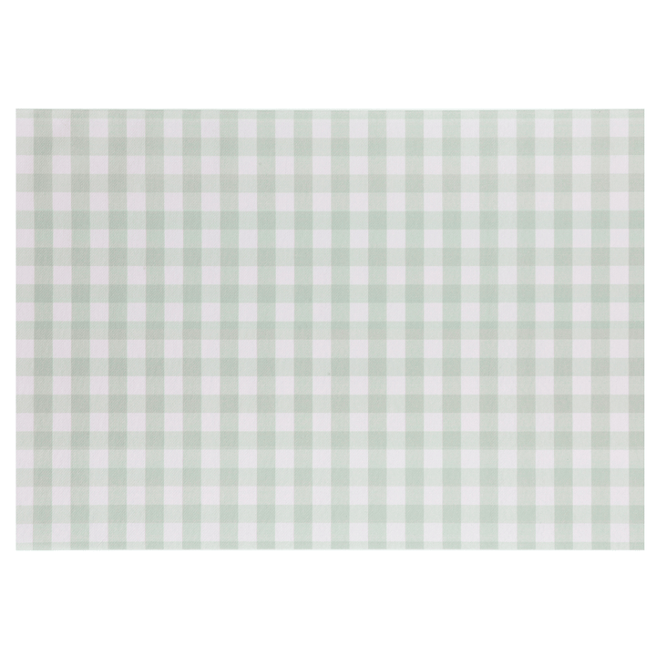 Sage Green Gingham Party Table Runner tabel runner Sage Green Gingham Party Table Runner