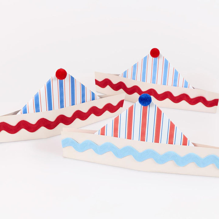 Sailor Party Hats x 8 | Meri Meri Party Hats Sailor Party Hats x 8