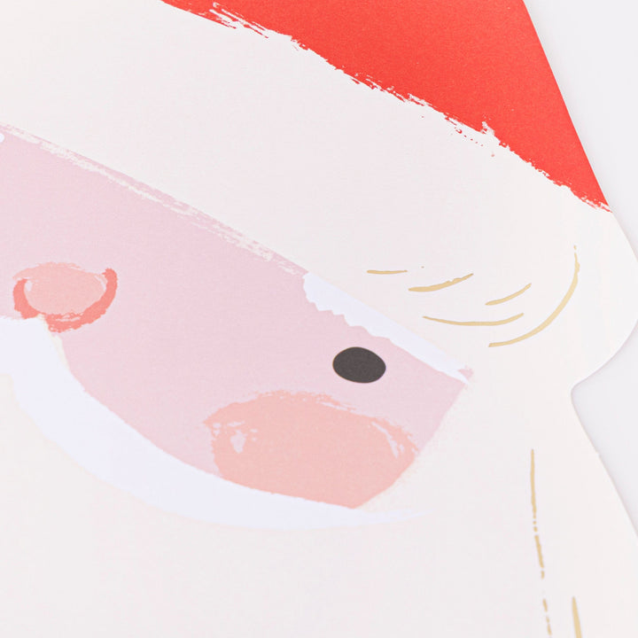 Santa Christmas Party Placemats x 12 | Meri Meri Christmas Table Placemats Santa Christmas Party Placemats x 12