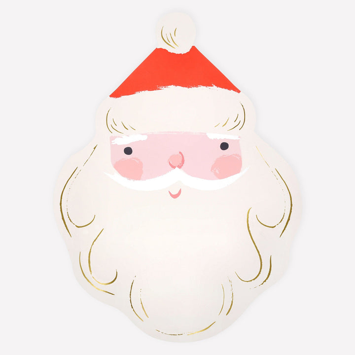Santa Christmas Party Placemats x 12 | Meri Meri Christmas Table Placemats Santa Christmas Party Placemats x 12