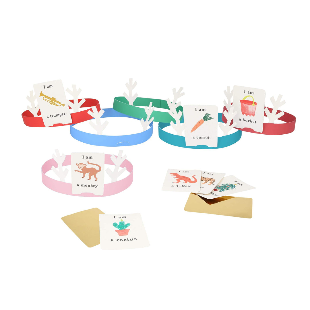 Santa, Reindeer &amp; Tree Christmas Crackers x 6 | Meri Meri Christmas Crackers christmas crackers Santa, Reindeer &amp; Tree Christmas Crackers x 6