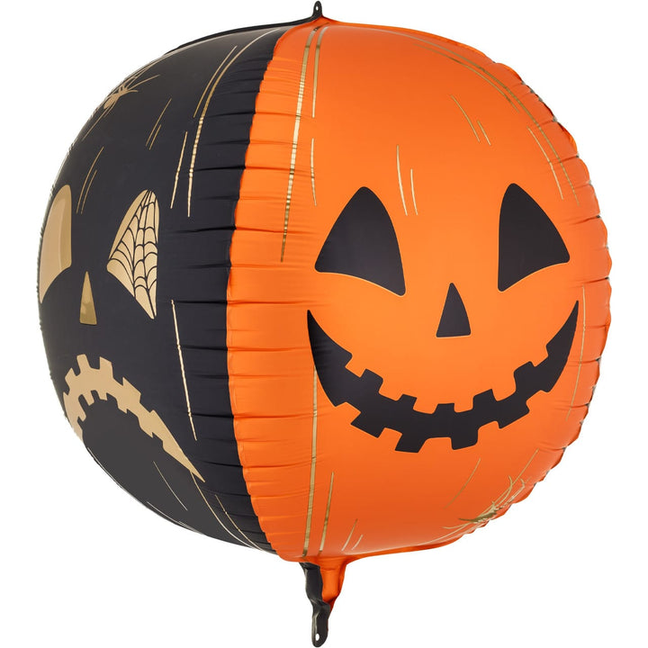 Scary Pumpkins Sphere Foil Balloon (29 inch) Foil Balloon Scary Pumpkins Sphere Foil Balloon (29 inch) Default