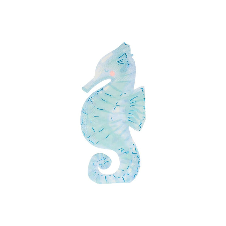 Seahorse Party Napkins x 16 | Meri Meri Mermaid Party party napkins Seahorse Party Napkins x 16