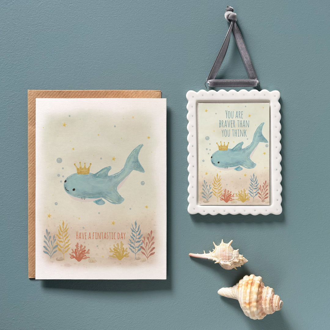 Sealife Greetings Card, Have a Fintastic Day | East of India Greetings Card East of India Sealife Greetings Card - Have a Fintastic Day