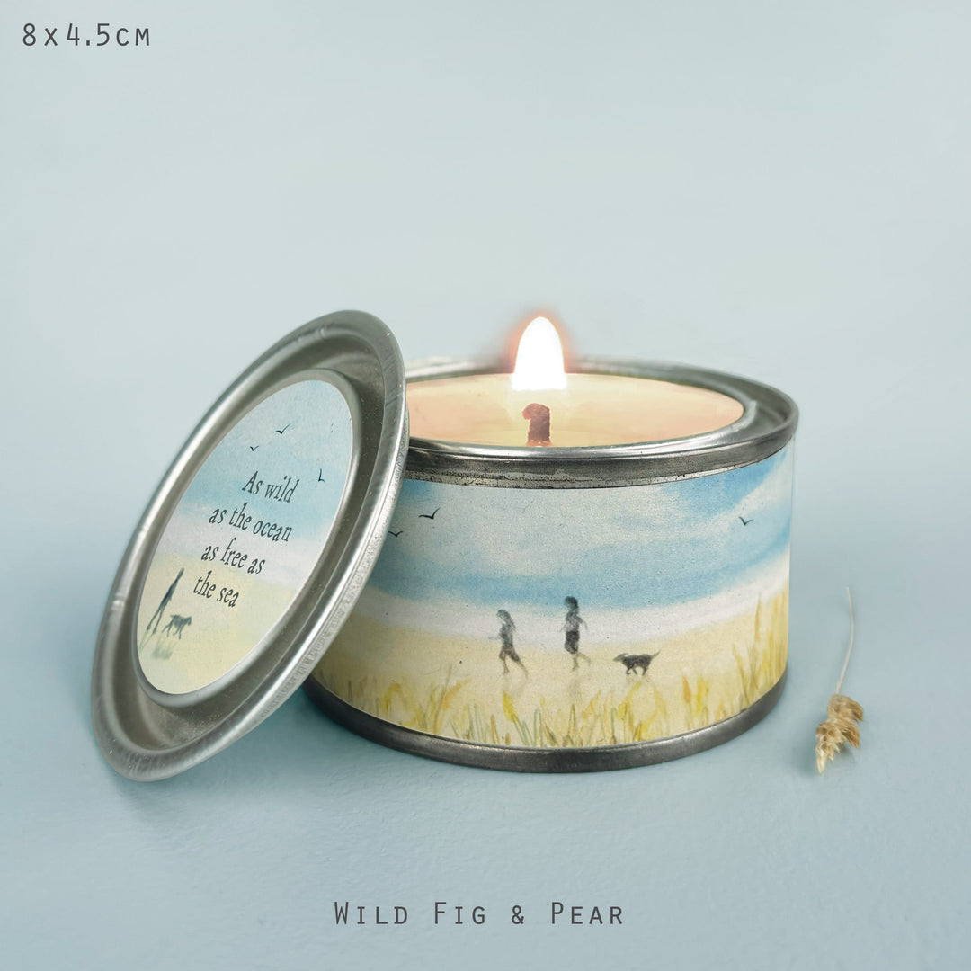 Seascape Candle Wild As The Ocean Free As The Sea | East of India Candles East of India Seascape Candle - Wild As The Ocean Free As The Sea