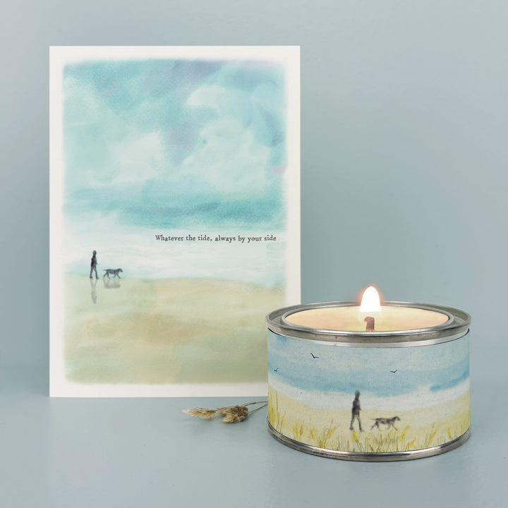 Seascape Candle Wild As The Ocean Free As The Sea | East of India Candles East of India Seascape Candle - Wild As The Ocean Free As The Sea