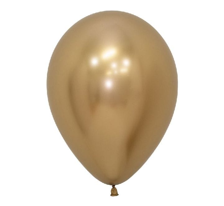 Balloons Sempertex Reflex Gold Latex Balloons - 12 inch