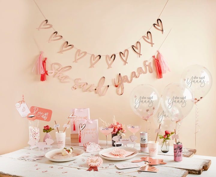 She Said Yaaas Hen Party Straws x 16 - Hen Party Supplies Drinking Straws &amp; Stirrers She Said Yaaas Hen Party Straws x 16