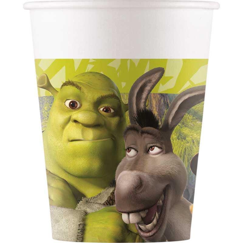 Shrek Party Cups x 8 Paper Cup Shrek Party Cups x 8