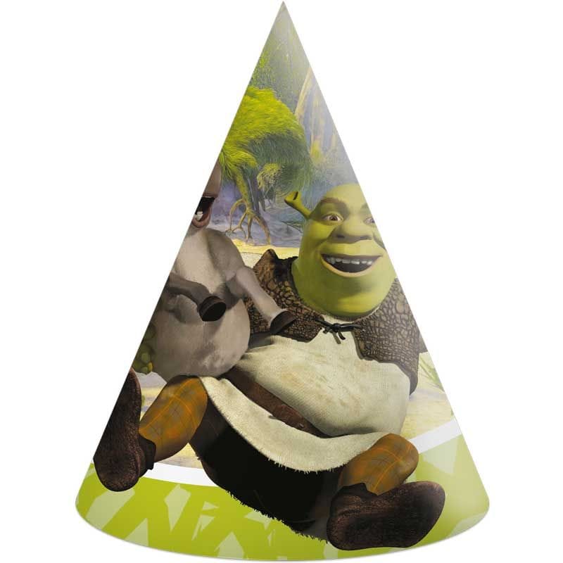 Shrek Party Hats x 6 - Far Far Away Paper Hats Party Hats Shrek Party Hats x 6