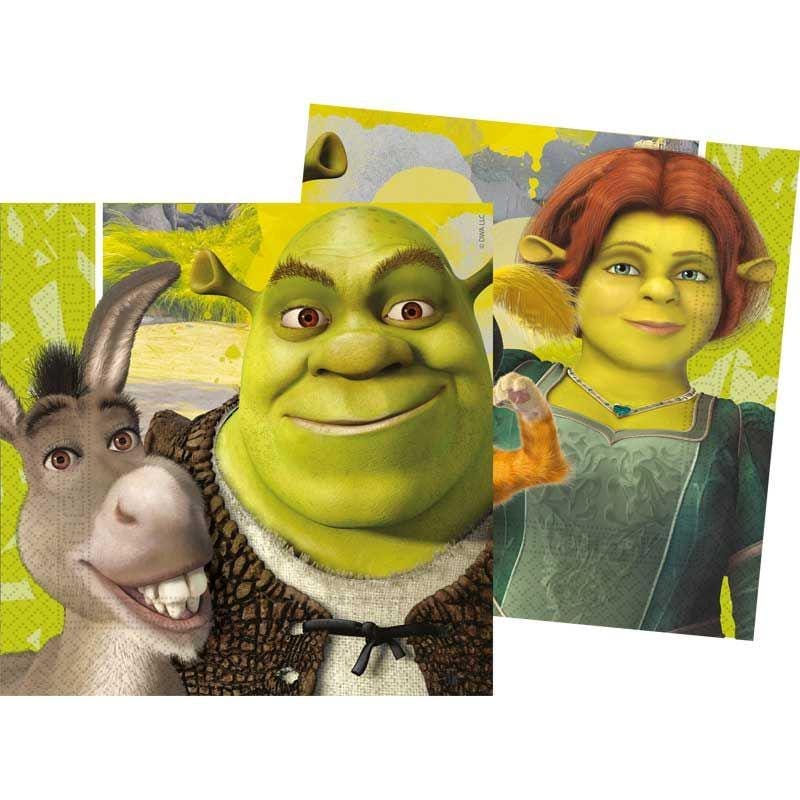 Shrek Party Napkins x 20 Napkins Shrek Party Napkins x 20