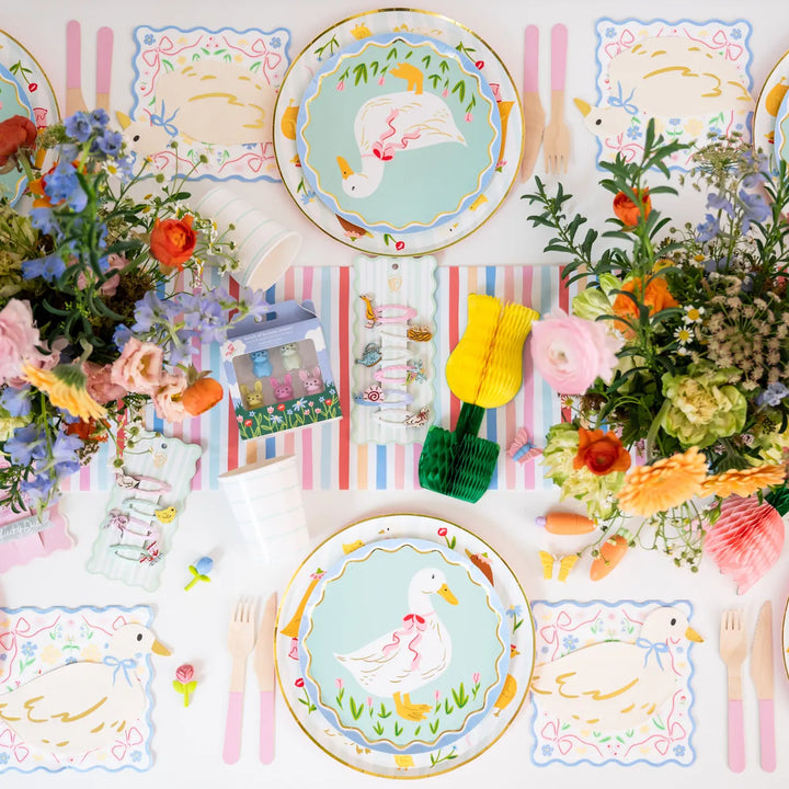 Silly Goose Small Party Plates x 8 - Silly Goose Birthday Party Disposable Plates Silly Goose Small Party Plates x 8