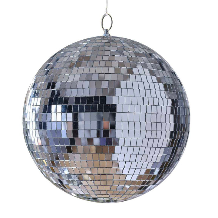 Hanging Decoration Silver Disco Mirrorball Hanging Decoration - Large