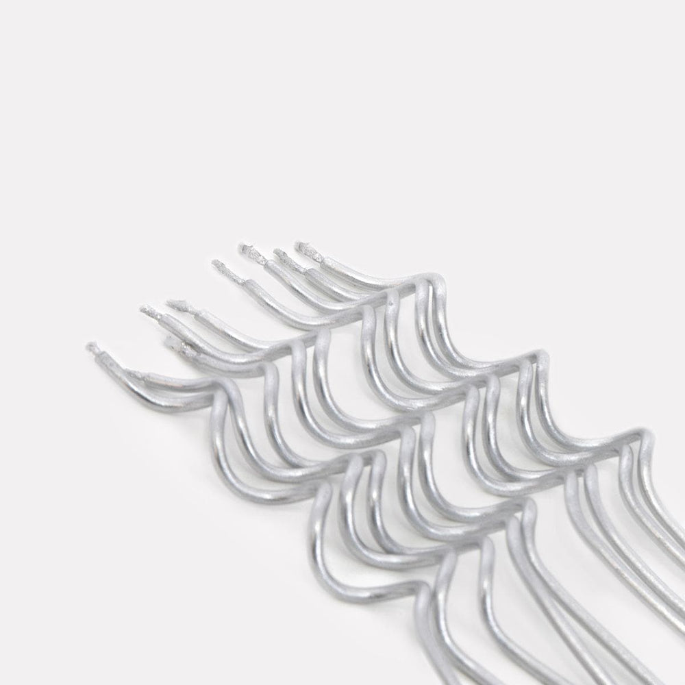 Silver Swirly Party Candles x 20 | Meri Meri Birthday Candles Silver Swirly Party Candles x 20