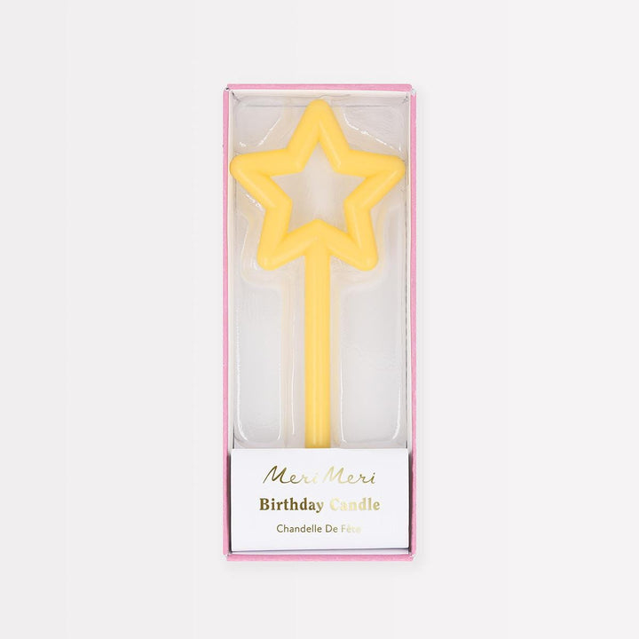 Slim Star Party Candle | Meri Meri Birthday Candles Slim Star Party Candle