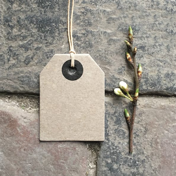 Small Kraft Gift Label | East of India Gift Tags East of India Small Gift Label - Kraft